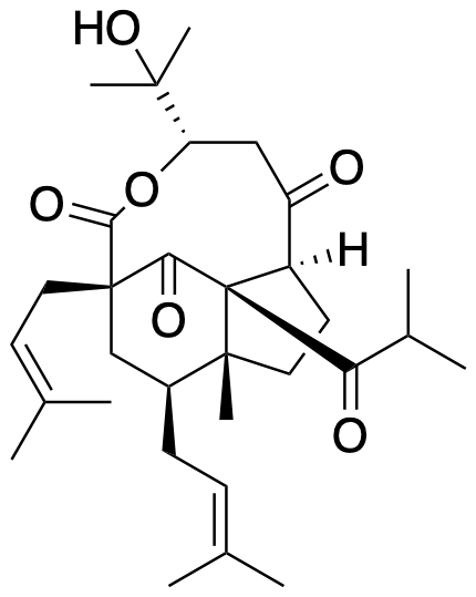 Structure 62: hyperforone F — A, bicyclononanes, exo