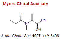 Myers Chiral Auxiliary