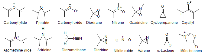Common 1,3-Dipoles and Related Compounds