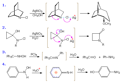 Virtual Textbook: Rearrangement Reactions — Cationic Rearrangements, figure 28