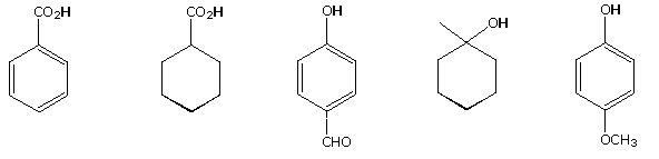 Virtual Textbook: Practice Problems — Estimating pKa's I, figure 1
