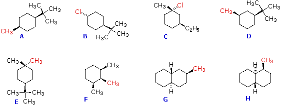 Virtual Textbook: Practice Problems — Identifying Axial & Equatorial Substituents, figure 1
