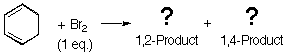 Virtual Textbook: Practice Problems — Electrophilic Addition Reactions to Conjugated Dienes, figure 2