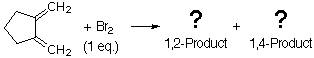 Virtual Textbook: Practice Problems — Electrophilic Addition Reactions to Conjugated Dienes, figure 4