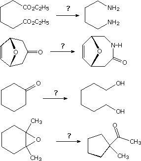 Virtual Textbook: Practice Problems — Rearrangement in Synthesis, figure 1