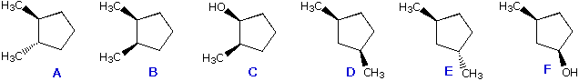 Virtual Textbook: Practice Problems — Identifying Chirality & Symmetry Elements, figure 1