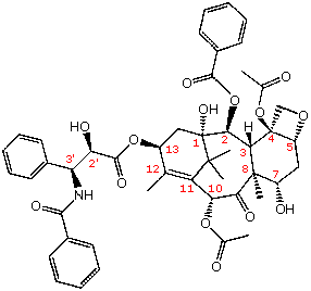 Virtual Textbook: Practice Problems — Assigning CIP Notation 3 - Taxol, figure 1
