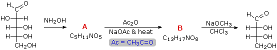 Virtual Textbook: Practice Problems — The Wohl Degradation of Monosaccharides, figure 1